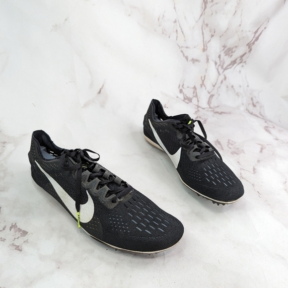 Nike Mens Size 11.5 Air Zoom Victory Tour 3 Black Cleat Track Field Shoes - Picture 2 of 10